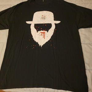 Trey Parkers canniobal the musical mens graphic band tee size xl